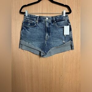 GOOD AMERICAN Good Curve Denim Shorts, Size 6/28 (v)